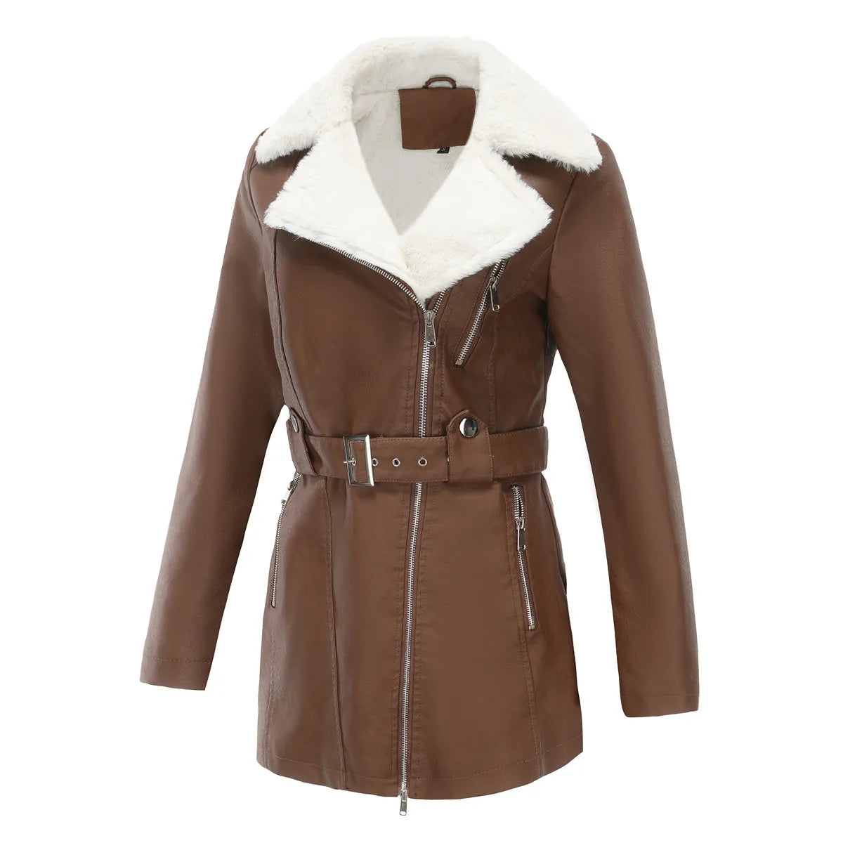 Liora – Damen Winterjacke mit Teddyfutter