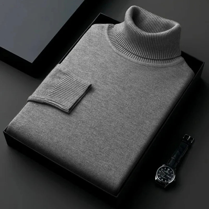 Alexander - Rollkragenpullover aus Wolle für Herren
