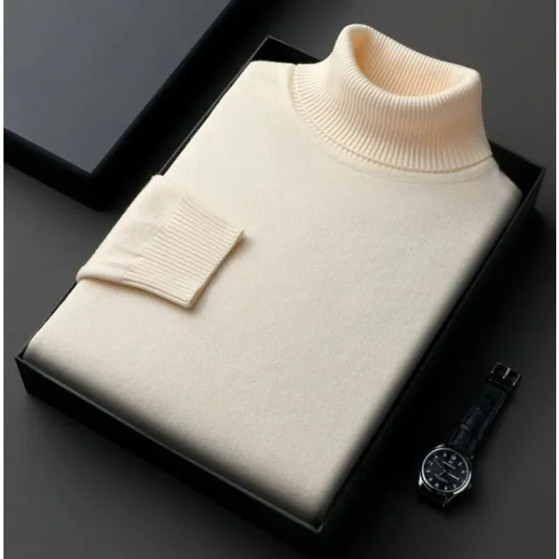 Sebastian - Herren Rollkragenpullover aus Strick