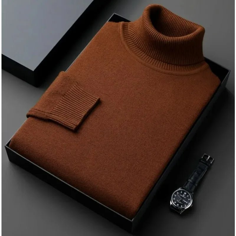 Alexander - Rollkragenpullover aus Wolle für Herren