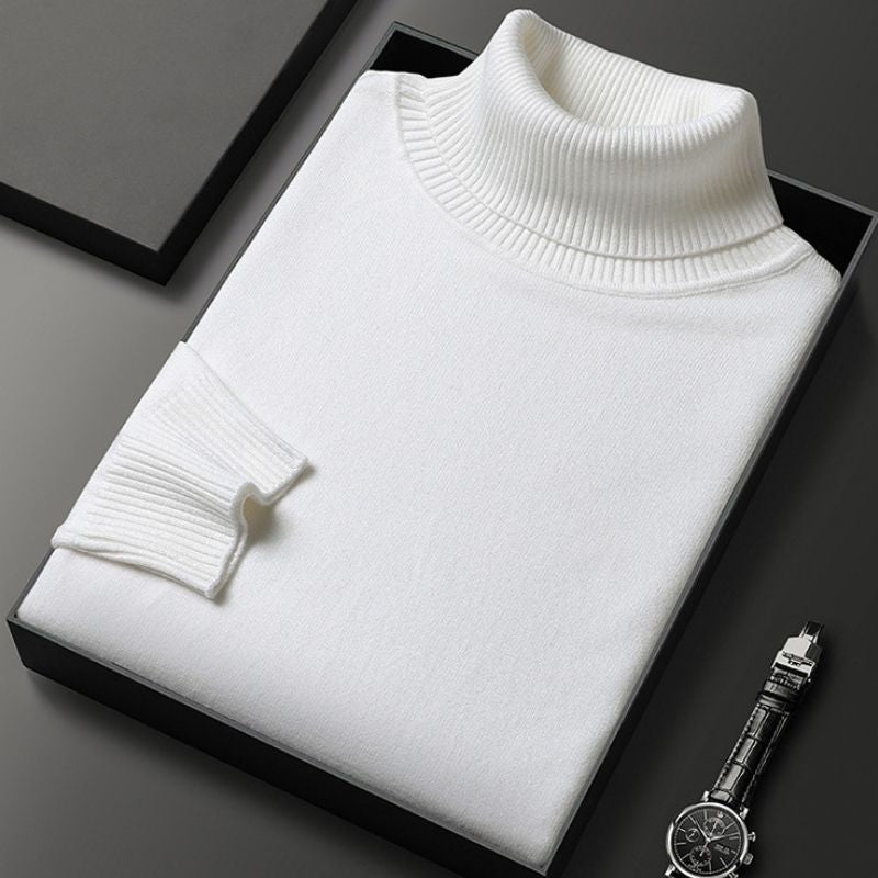 Alexander - Rollkragenpullover aus Wolle für Herren