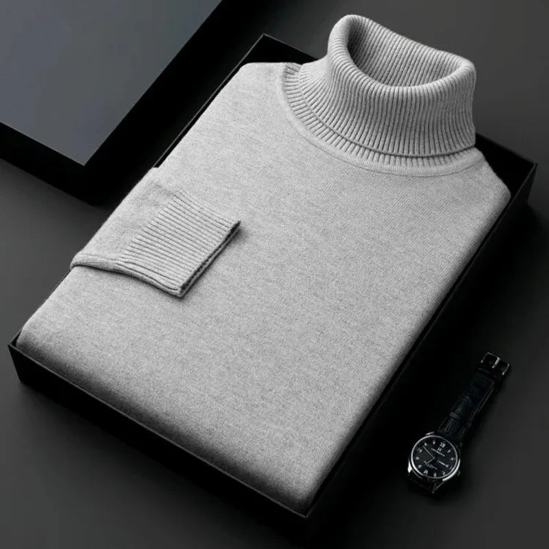 Alexander - Rollkragenpullover aus Wolle für Herren