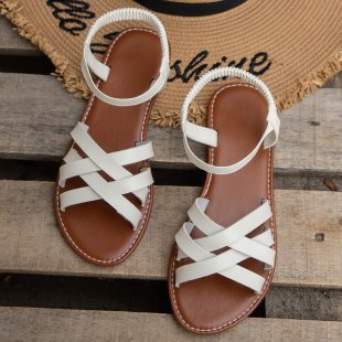 Valeria - Sandalias de cuero trenzado