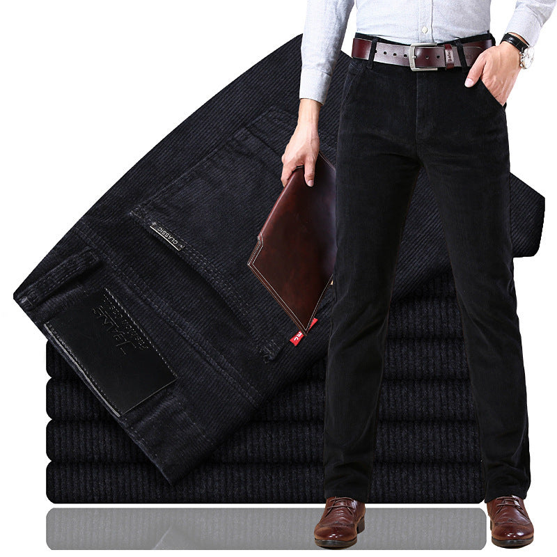 Daniel - Herren Cordhose mit geradem Schnitt und Komfort-Passform