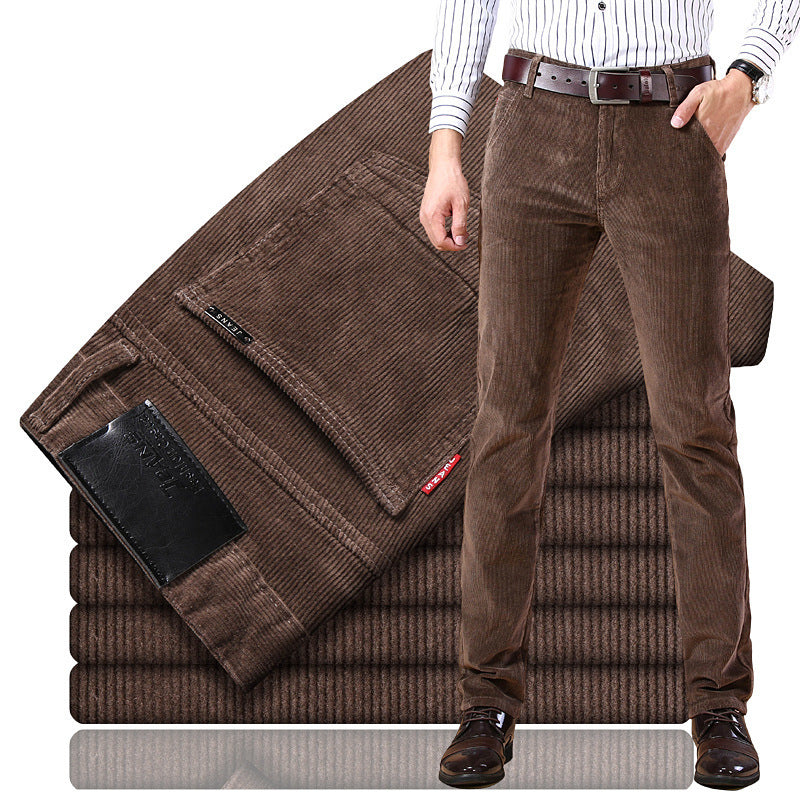Daniel - Herren Cordhose mit geradem Schnitt und Komfort-Passform