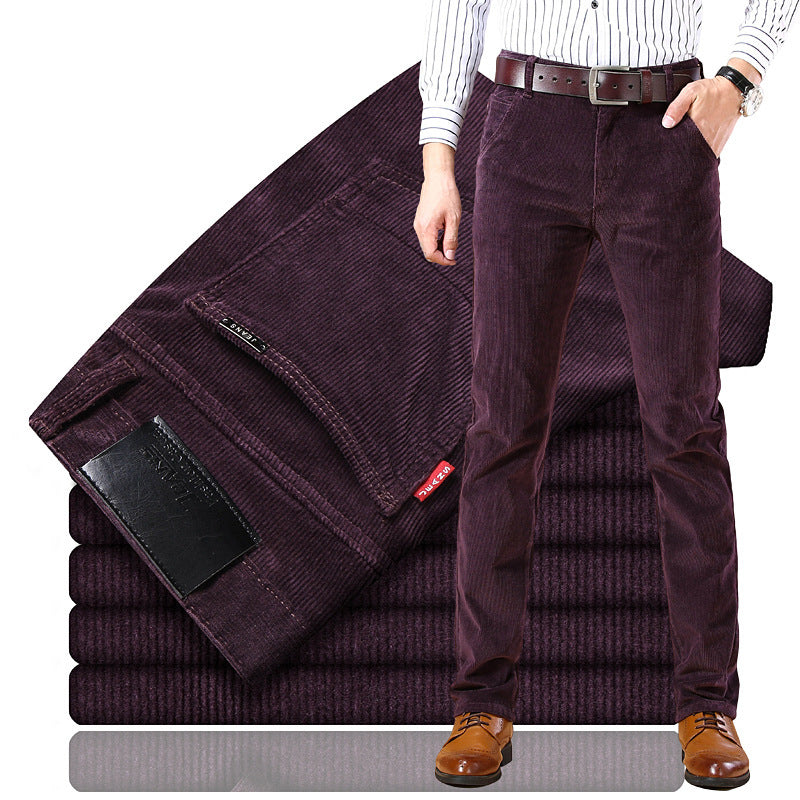 Daniel - Herren Cordhose mit geradem Schnitt und Komfort-Passform