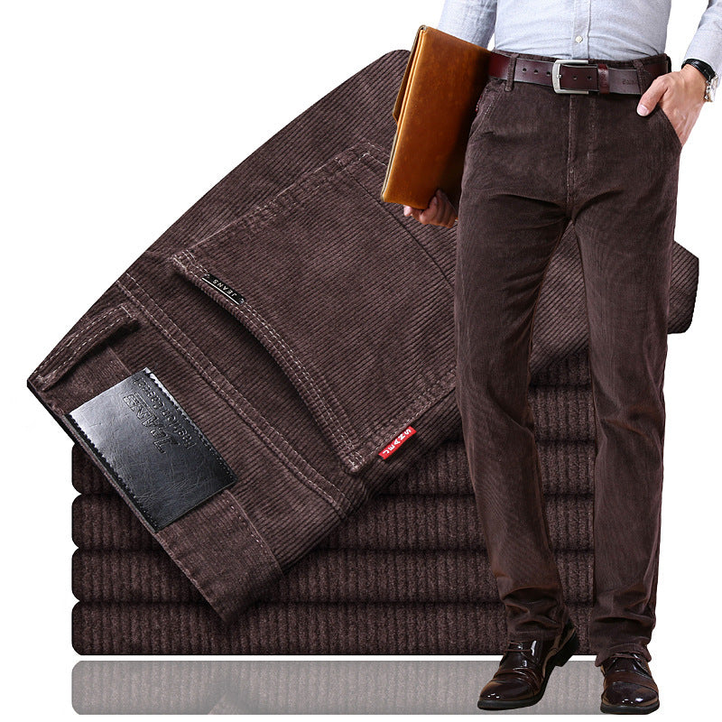 Daniel - Herren Cordhose mit geradem Schnitt und Komfort-Passform