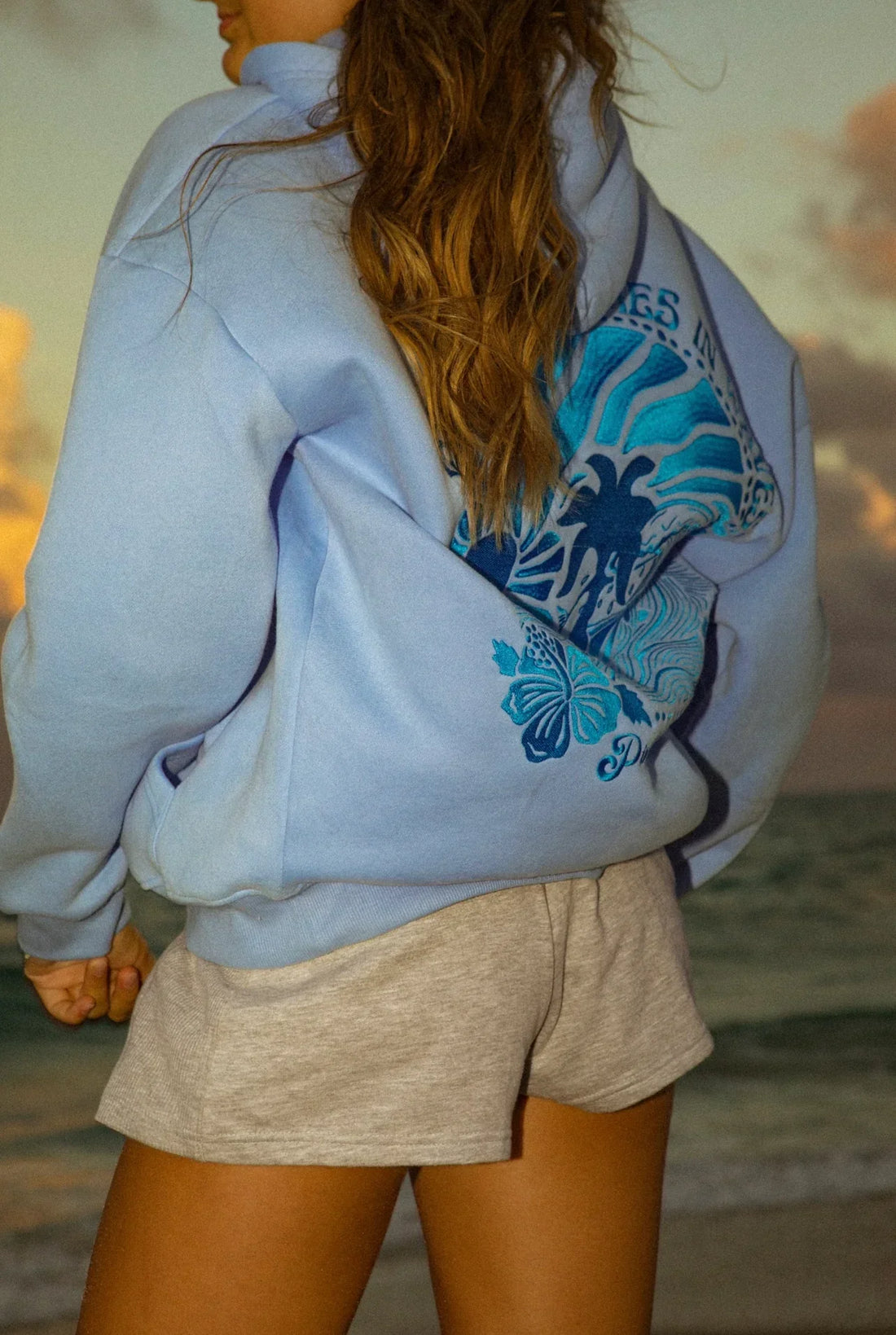 Leonie – Oversized Beach Hoodie Damen