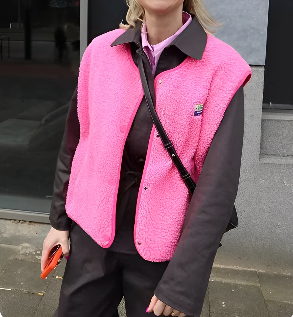 Leonie – Strukturierte Strickweste Damen