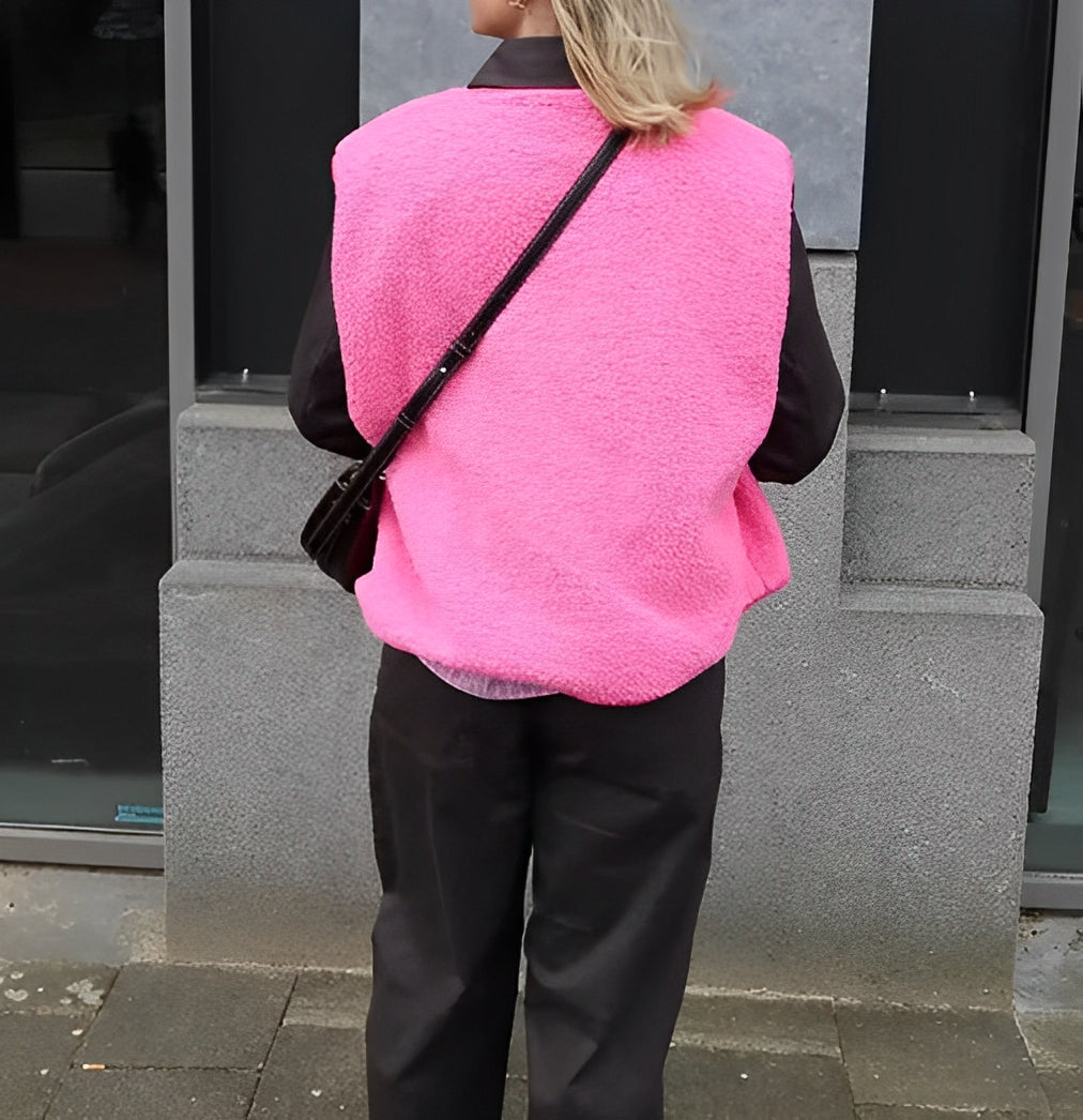 Leonie – Strukturierte Strickweste Damen