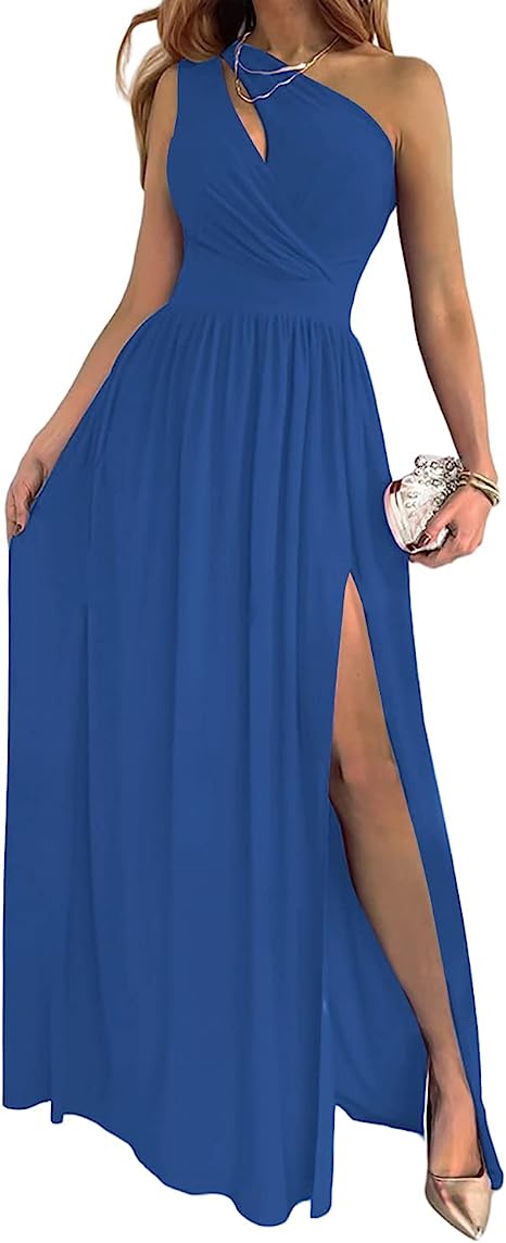 Bianca | Vestido minimalista con abertura alta