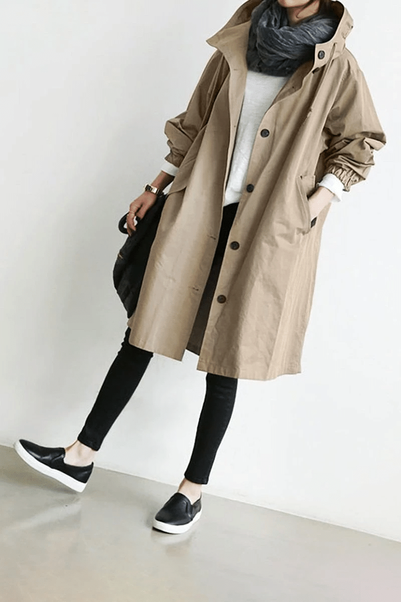 Clara – Leichter Oversize-Trenchcoat Damen