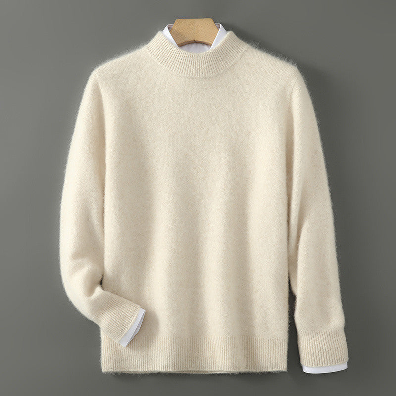 Michael - Herren Strickpullover mit Rundhalsausschnitt