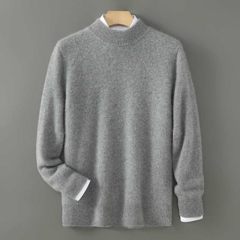 Michael - Herren Strickpullover mit Rundhalsausschnitt