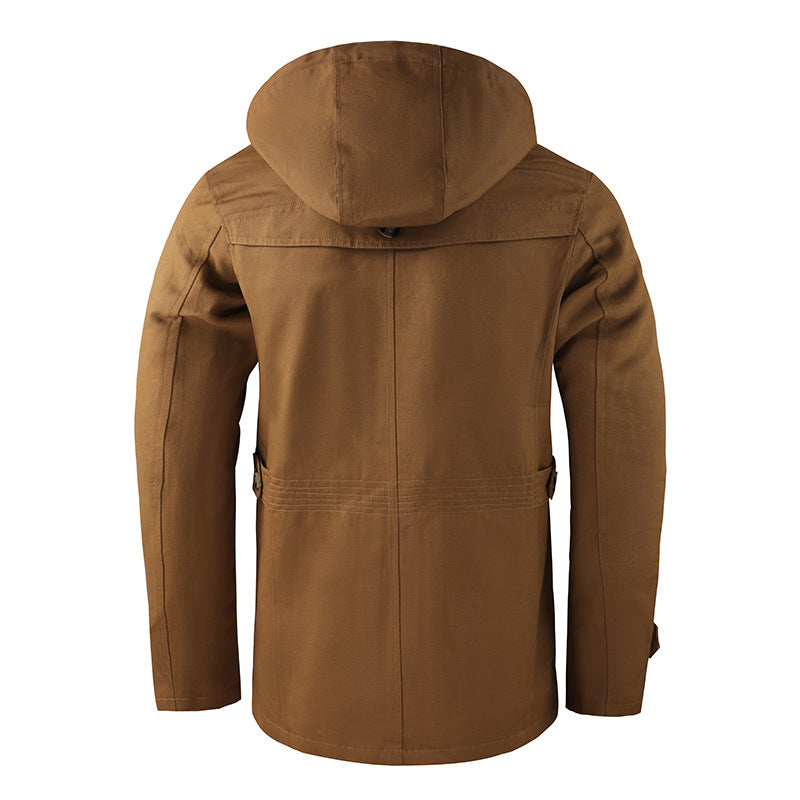 Martin - Herren Freizeitjacke mit Kapuze und Karofutter