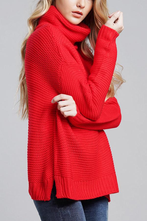 Lunara – Damen Rollkragen Strickpullover