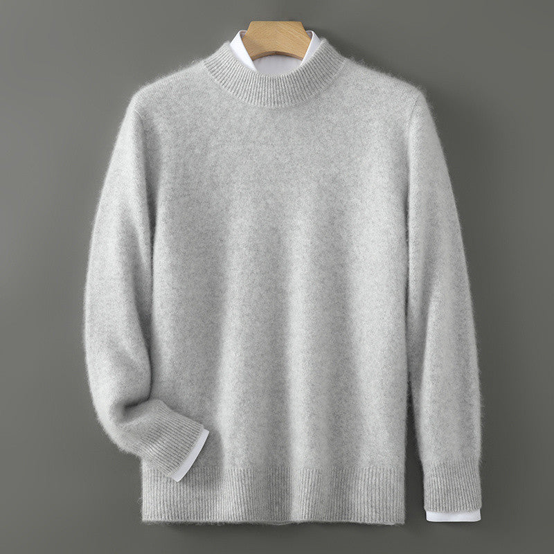 Michael - Herren Strickpullover mit Rundhalsausschnitt