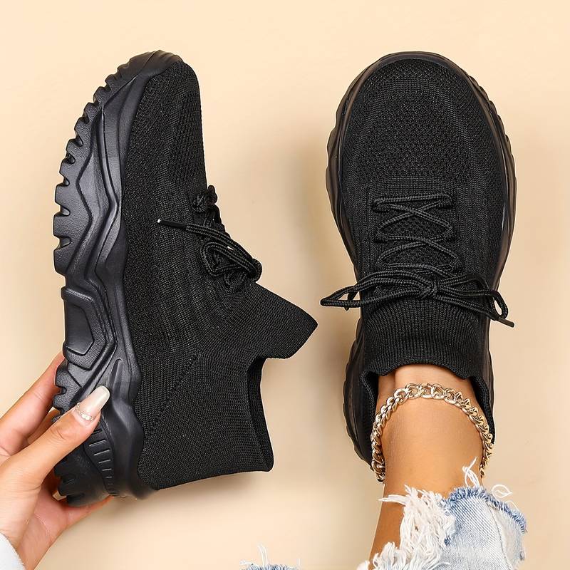 Velora – Orthopädischer Chunky-Sneaker mit Stretch-Knit
