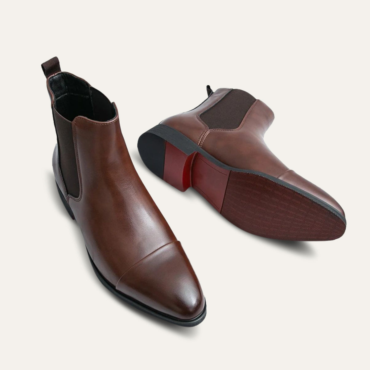 Noah – Elegante Chelsea-Stiefel aus Glattleder für Herren