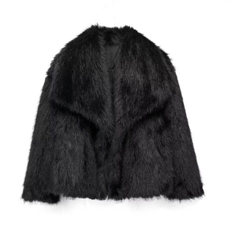 Amelie – Kuschelige Kunstfelljacke Damen