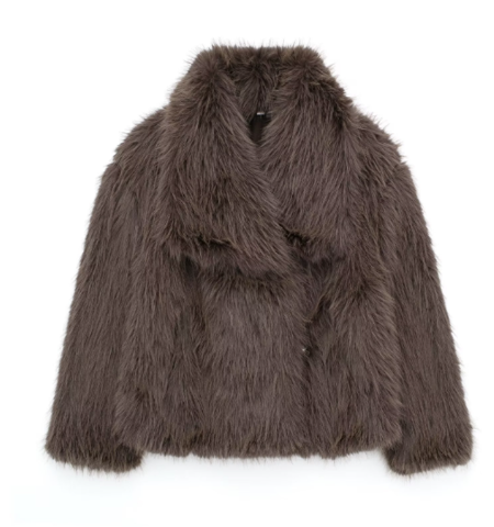 Amelie – Kuschelige Kunstfelljacke Damen