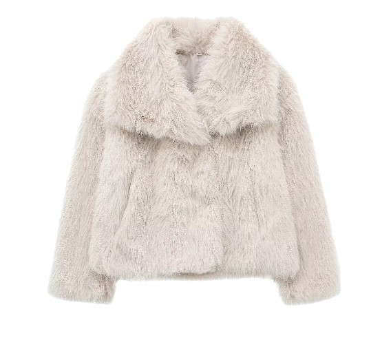 Amelie – Kuschelige Kunstfelljacke Damen