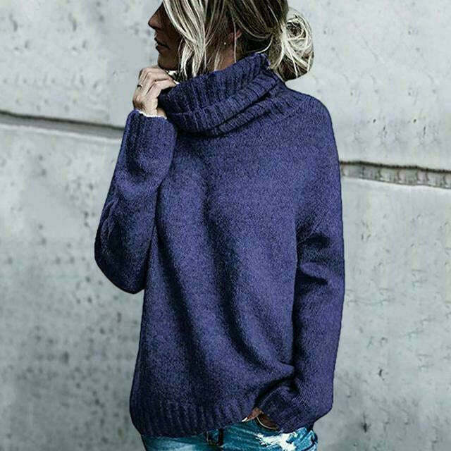 Elena – Damen Wolle Rollkragenpullover