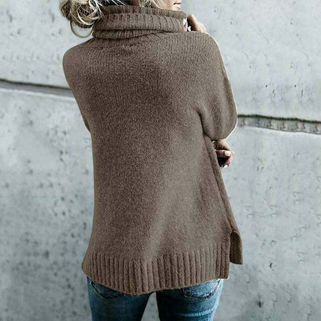 Elena – Damen Wolle Rollkragenpullover