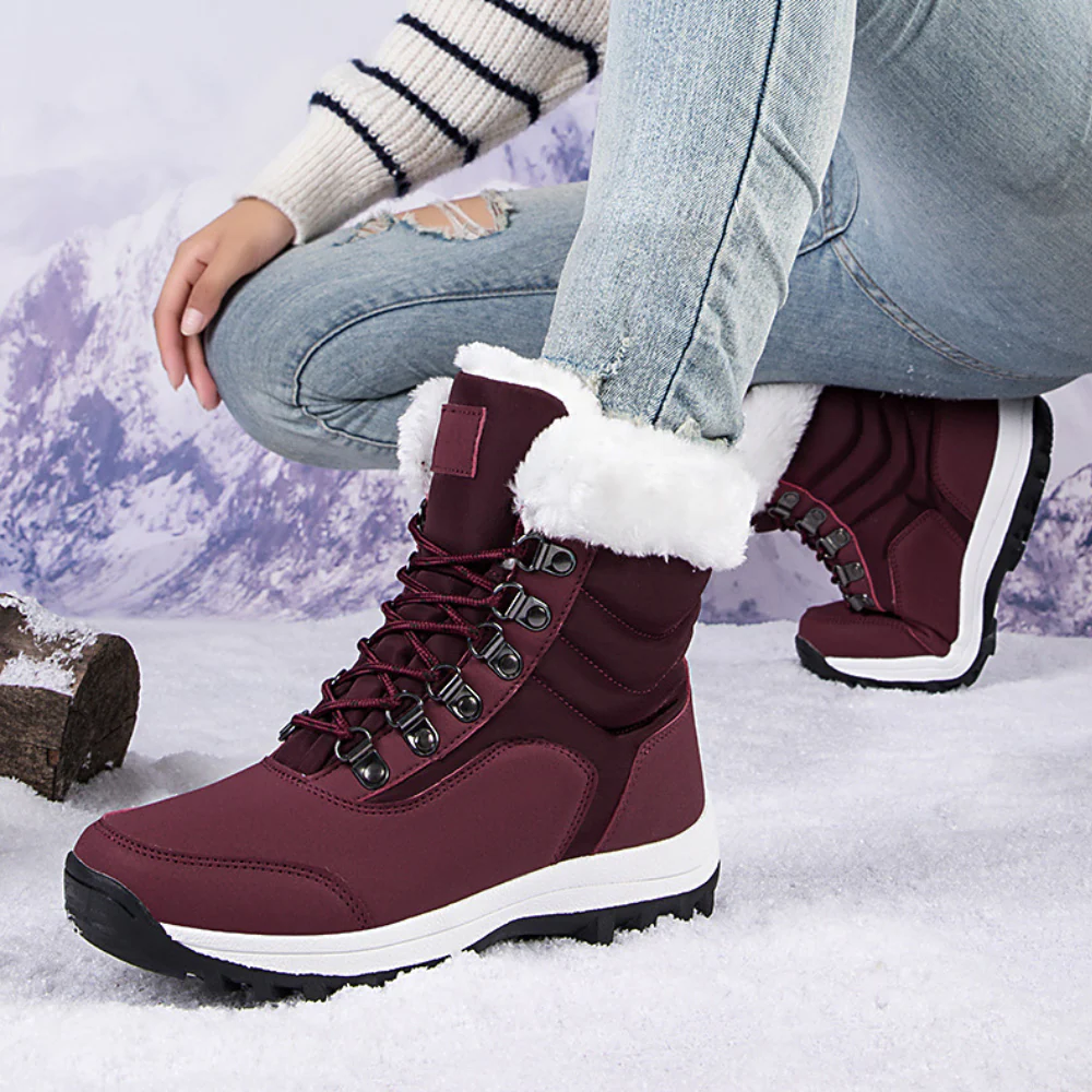 Lena - Damen Schneestiefel mit Kunstfellfutter
