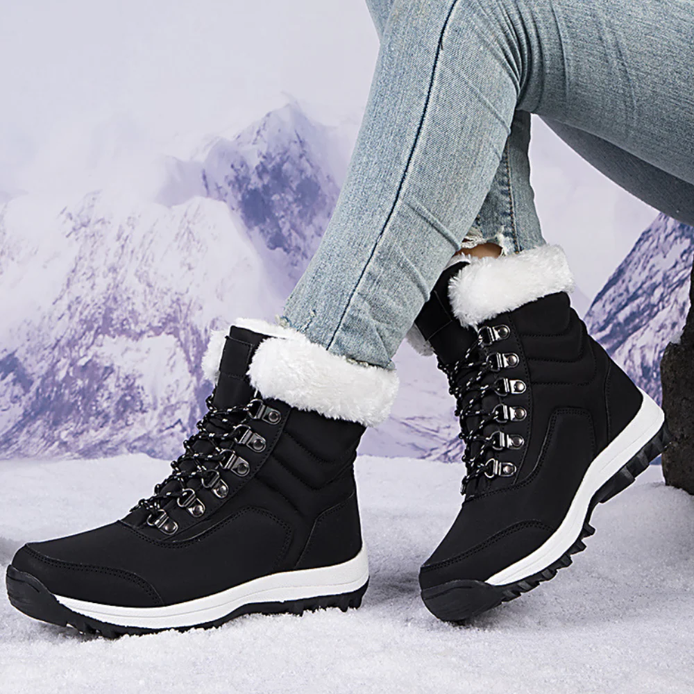 Lena - Damen Schneestiefel mit Kunstfellfutter