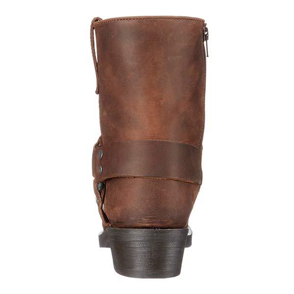 Felix - Herren Lederstiefel im Biker-Stil mit Riemen