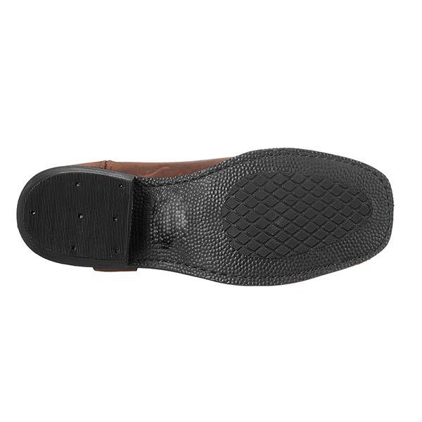 Felix - Herren Lederstiefel im Biker-Stil mit Riemen