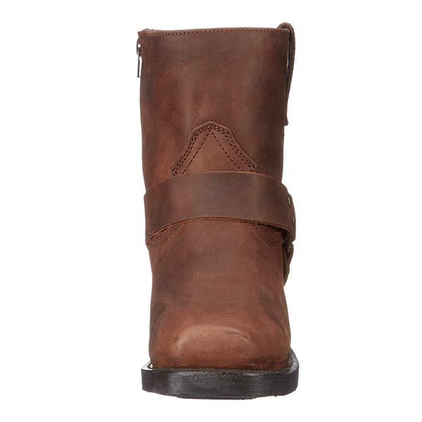 Felix - Herren Lederstiefel im Biker-Stil mit Riemen