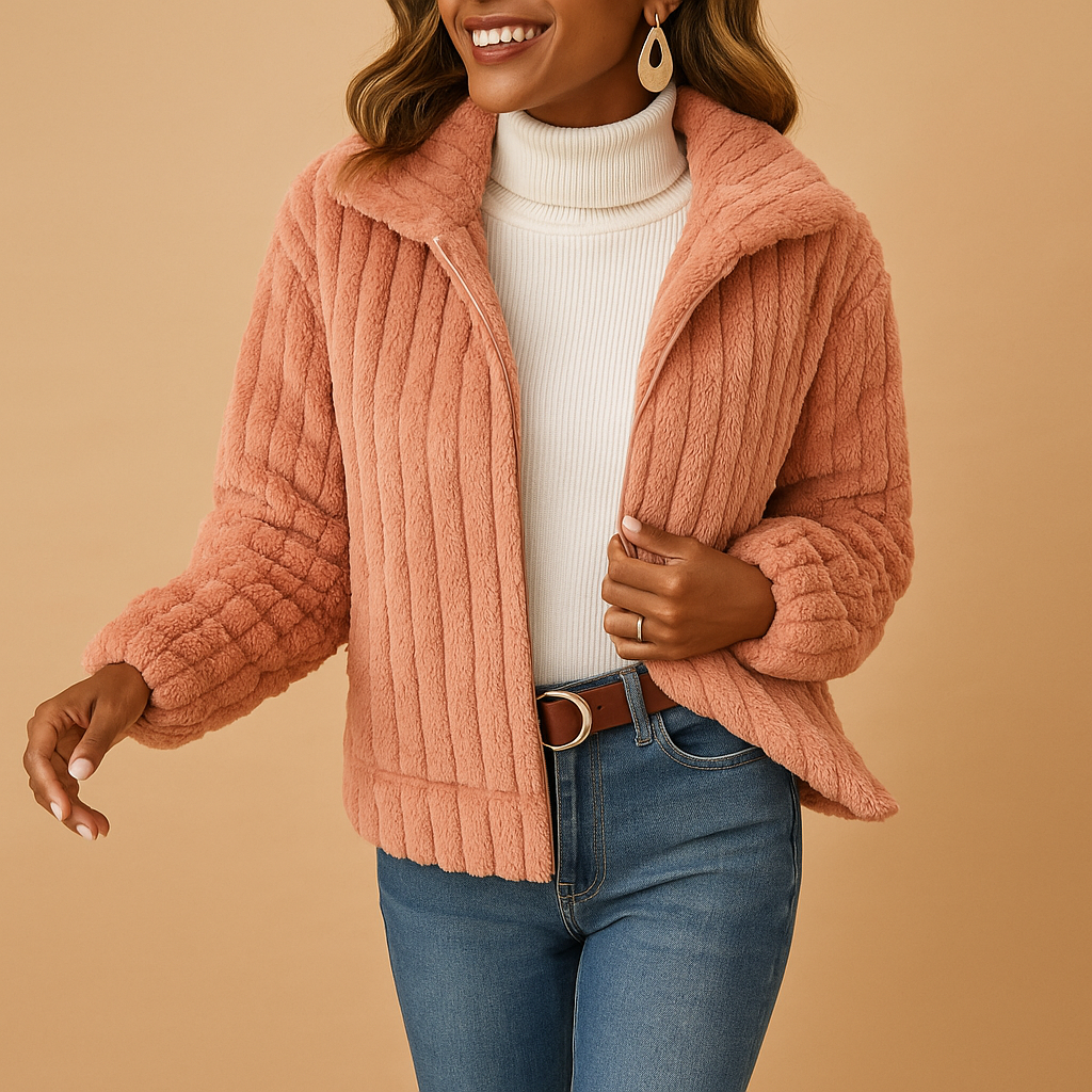 Ahri – Flauschige Damenjacke