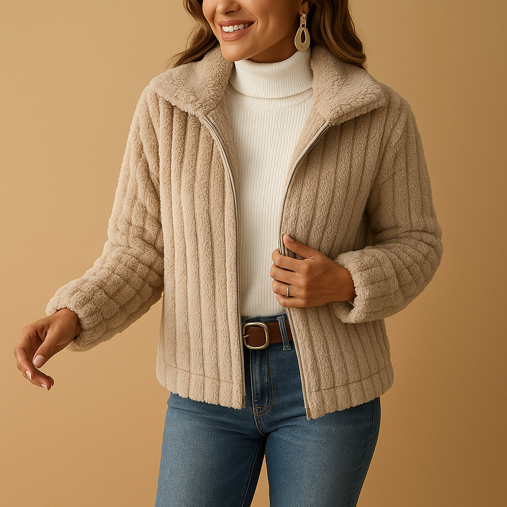 Ahri – Flauschige Damenjacke