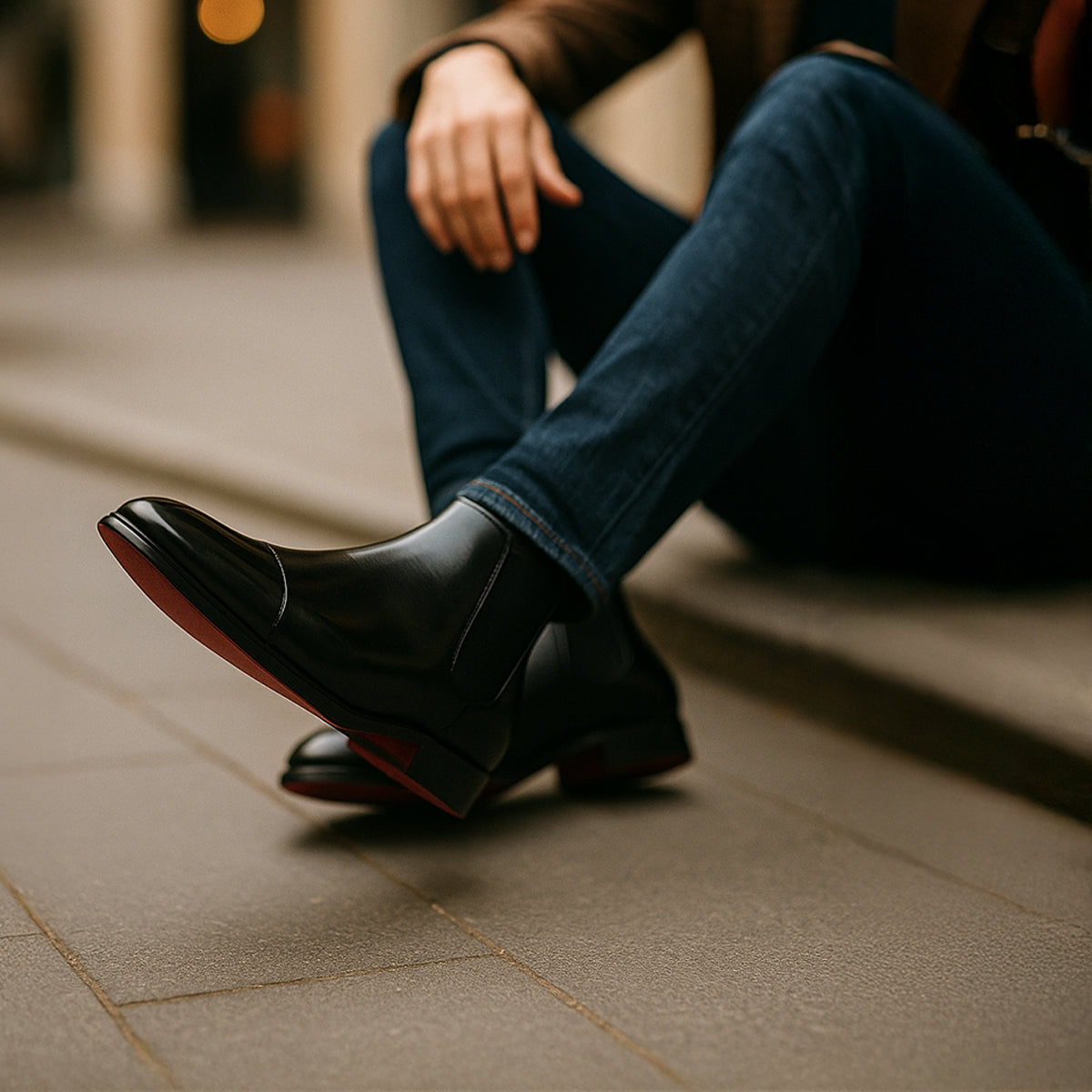 Noah – Elegante Chelsea-Stiefel aus Glattleder für Herren