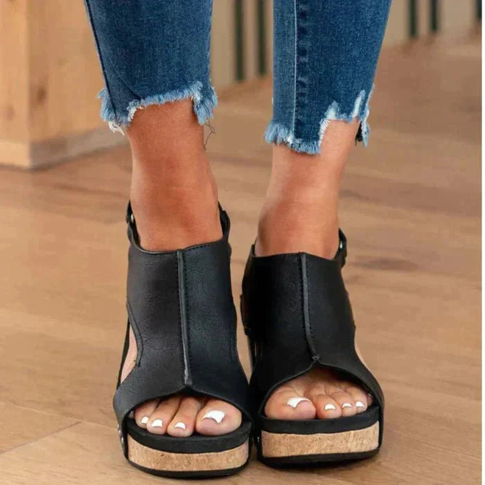 Luise Orthopädische Keilsandalen für Damen - Modehaus Blum