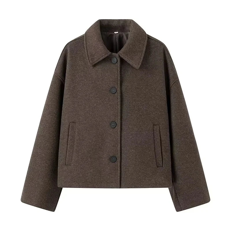Clara - Damen Kurzjacke mit Knöpfen