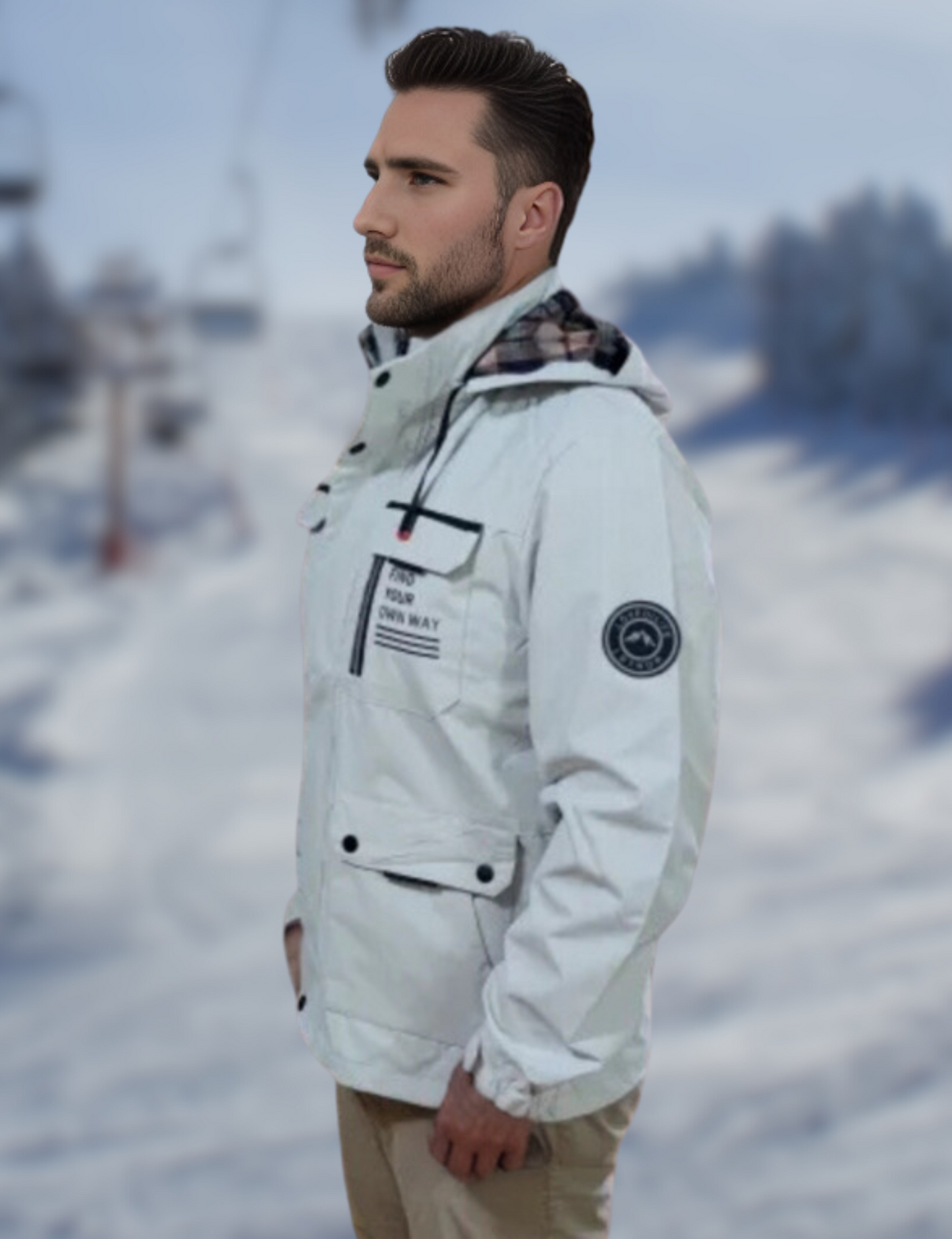 Leon - Herren Winterjacke Outdoor warm wasserdicht