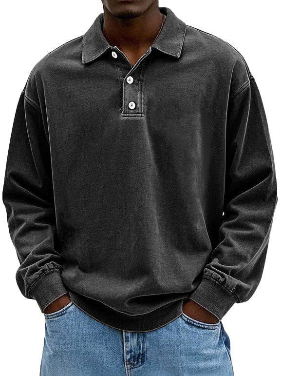 Max - Herren Poloshirt Langarm