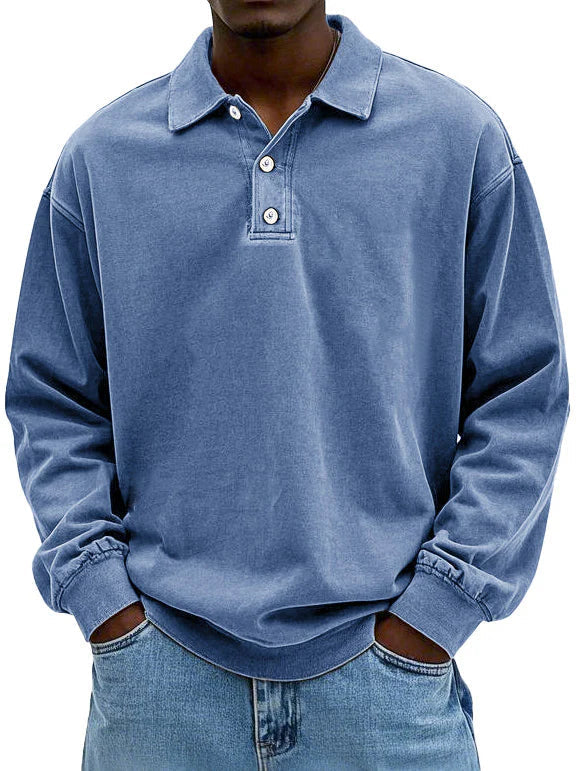 Max - Herren Poloshirt Langarm