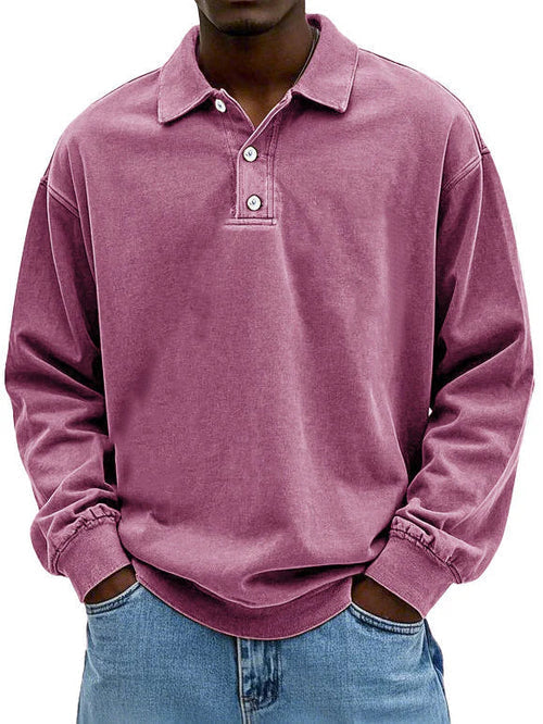 Max - Herren Poloshirt Langarm