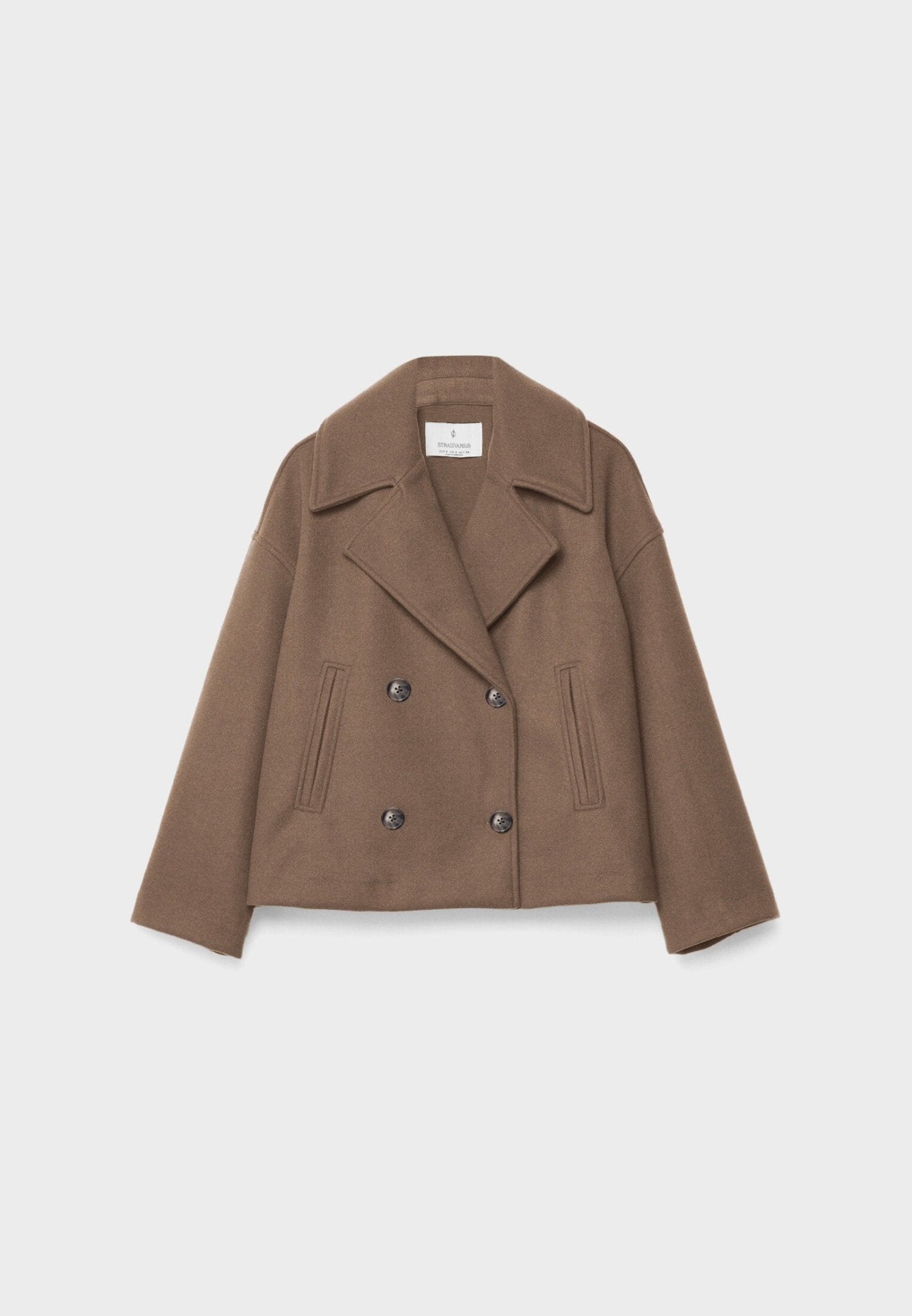 Lina – Kurzer Wollblazer im Oversized-Look für Damen