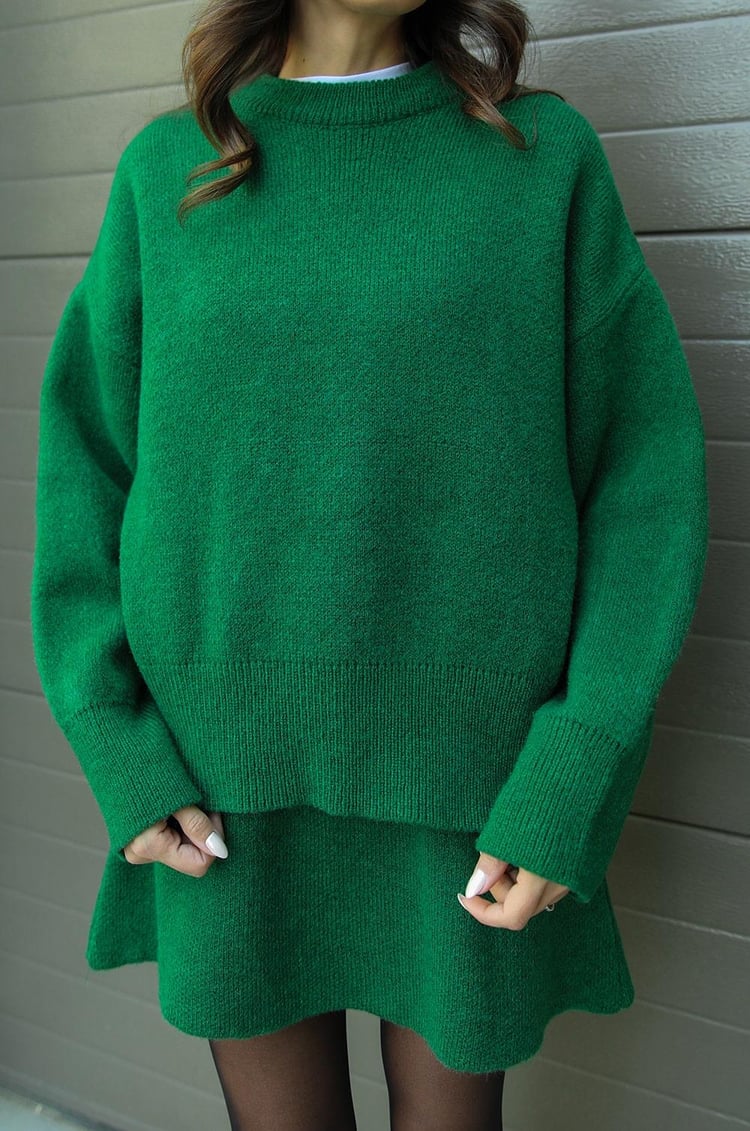 Lina – Strickpullover mit Minirock Damen