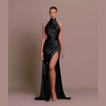 Pilar | Versátil Vestido Largo Sin Mangas Cuello Otoño