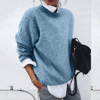 Emma – Damen Kaschmir-Pullover mit Rundhalsausschnitt