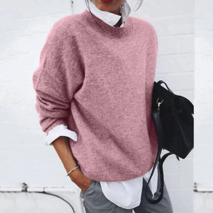 Emma – Damen Kaschmir-Pullover mit Rundhalsausschnitt