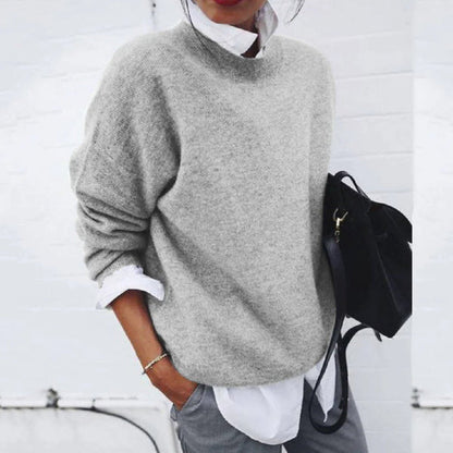 Emma – Damen Kaschmir-Pullover mit Rundhalsausschnitt