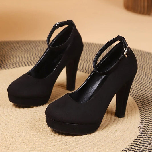 Lina - Damen High Heels Plateau Pumps Abendschuhe