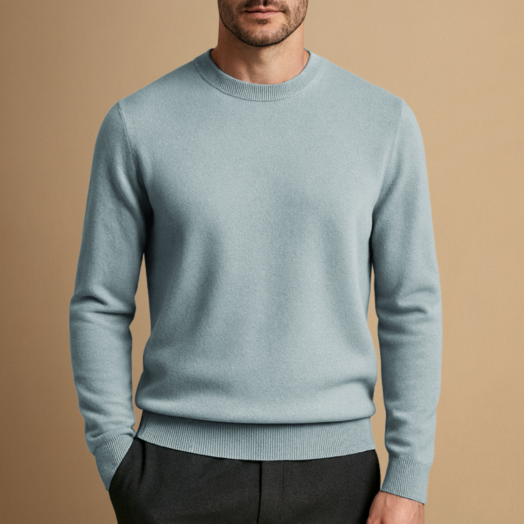 Finn – Klassischer Feinstrick Pullover für Herren